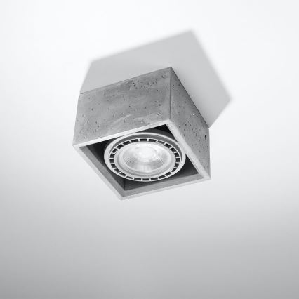 Ceiling light QUATRO AR111 1xGU10/40W/230V concrete
