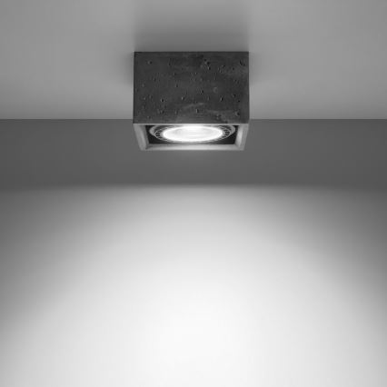 Ceiling light QUATRO AR111 1xGU10/40W/230V concrete