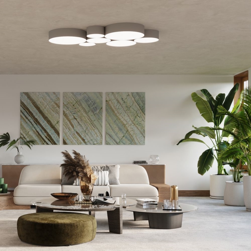 Ceiling light ARENA 4xE27/60W/230V grey