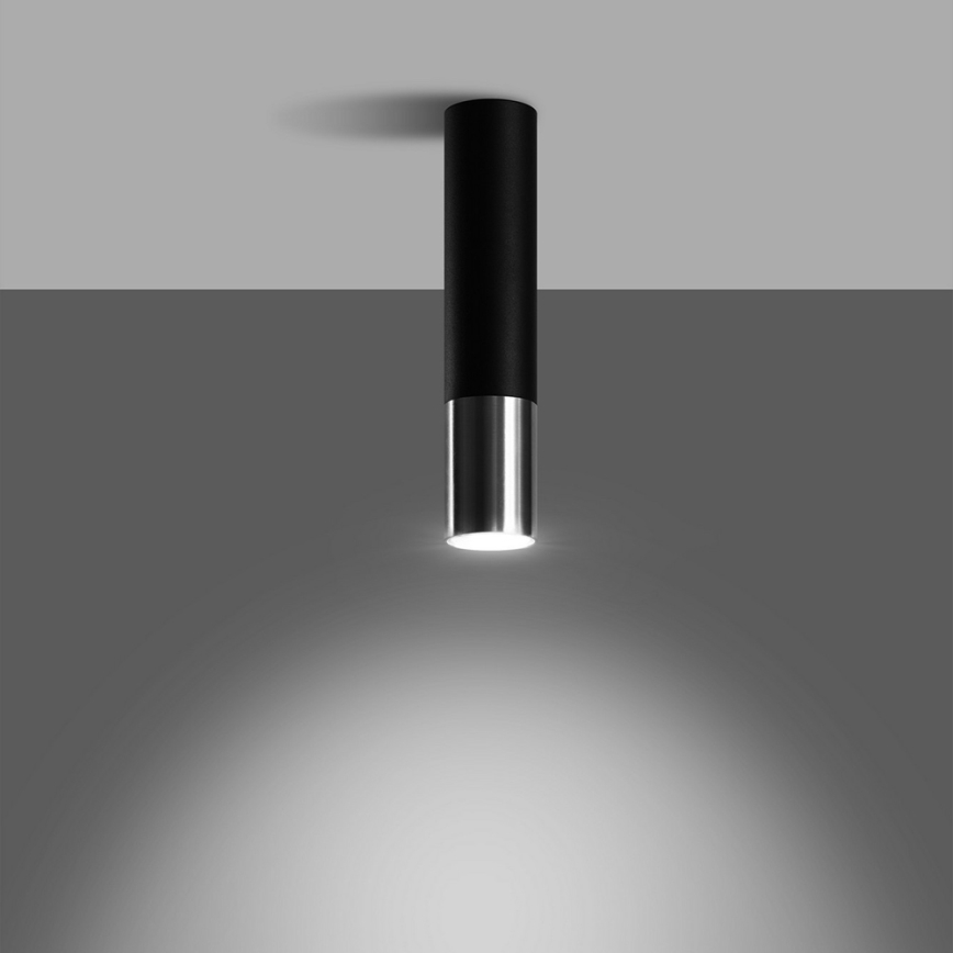 Spotlight LOOPEZ 1xGU10/10W/230V black/shiny chrome