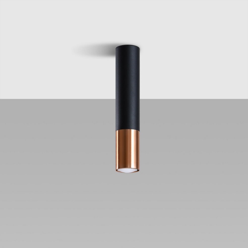 Spotlight LOOPEZ 1xGU10/10W/230V black/copper