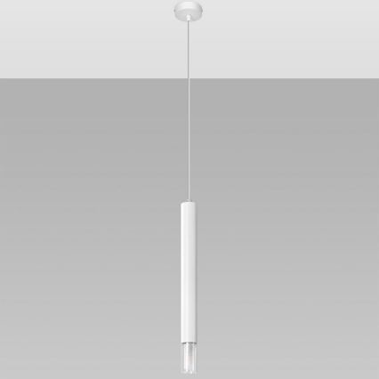 Chandelier on a string VIZIER 1xG9/12W/230V white