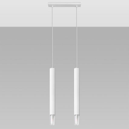 Chandelier on a string VIZIER 2xG9/40W/230V white
