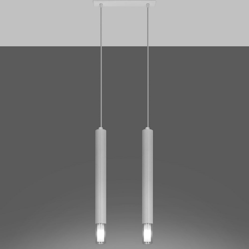 Chandelier on a string VIZIER 2xG9/40W/230V white