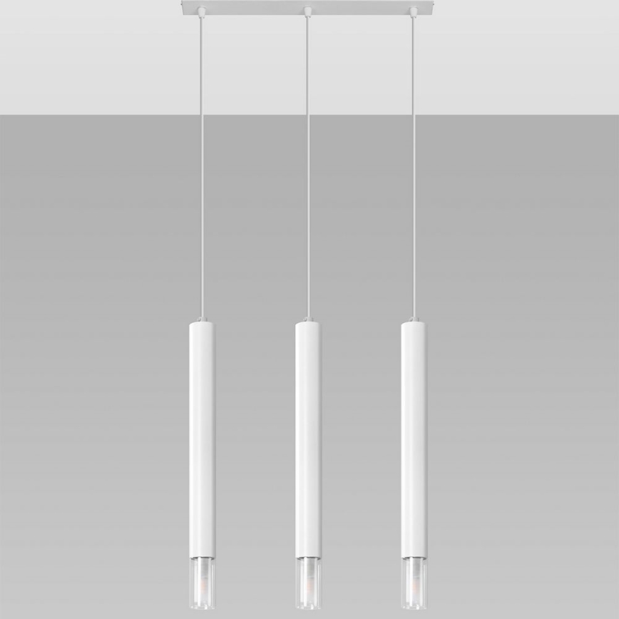 Chandelier on a string VIZIER 3xG9/40W/230V white