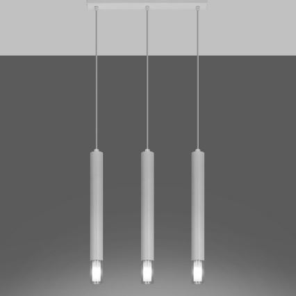 Chandelier on a string VIZIER 3xG9/40W/230V white