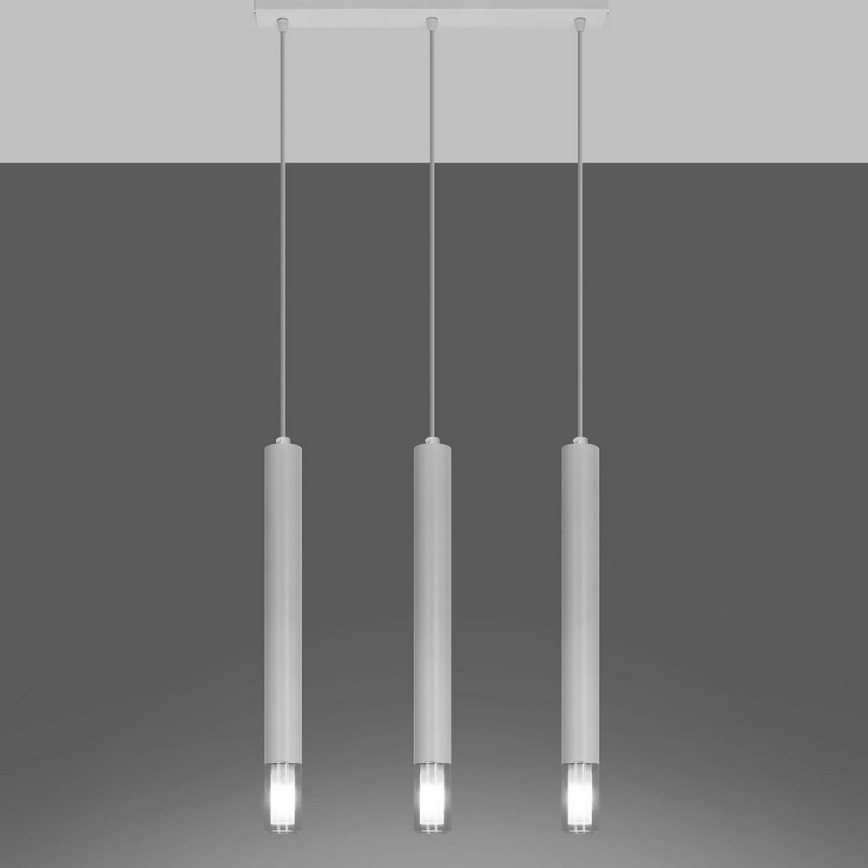 Chandelier on a string VIZIER 3xG9/40W/230V white