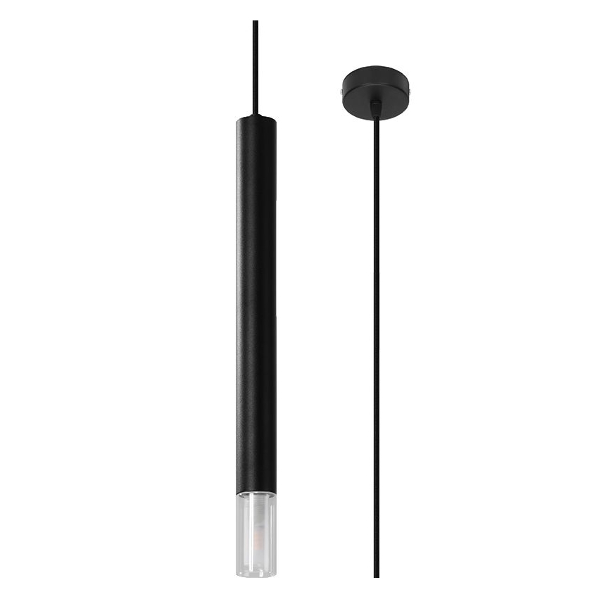 Chandelier on a string VIZIER 1xG9/40W/230V black