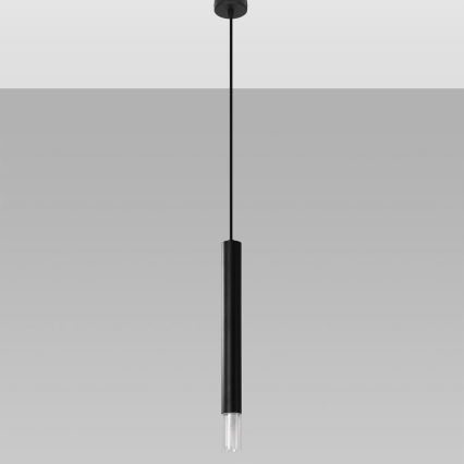 Chandelier on a string VIZIER 1xG9/40W/230V black