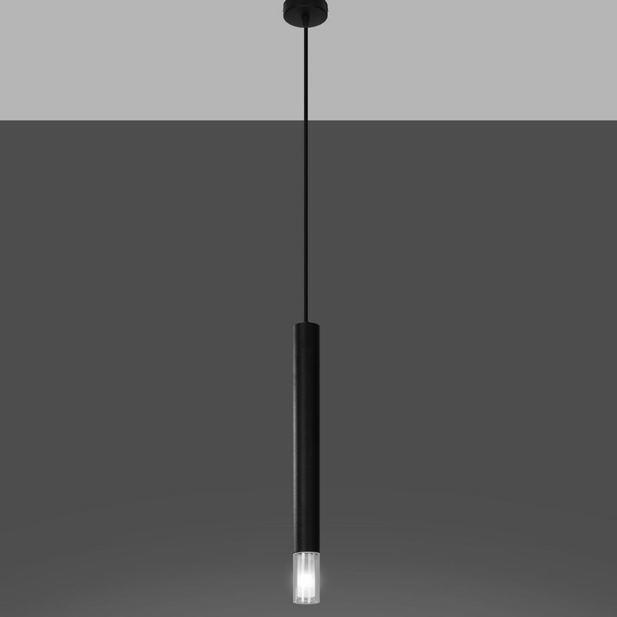 Chandelier on a string VIZIER 1xG9/40W/230V black