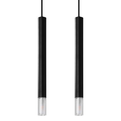 Chandelier on a string VIZIER 2xG9/40W/230V black