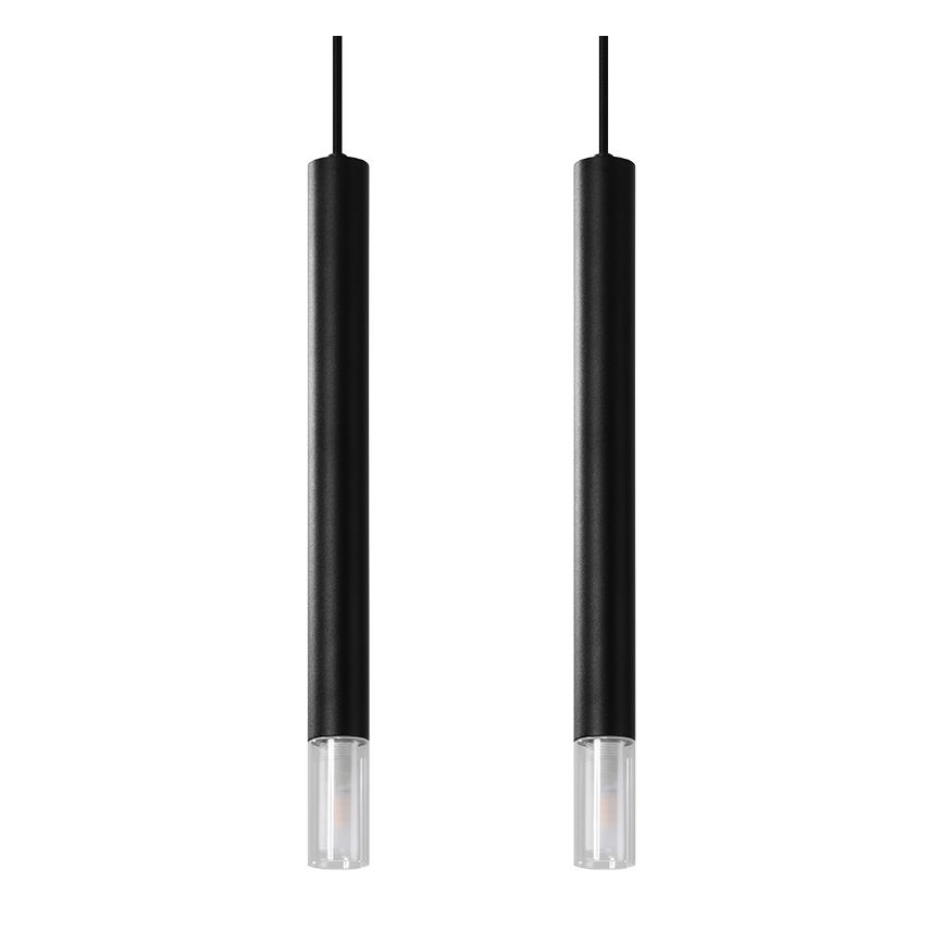 Chandelier on a string VIZIER 2xG9/40W/230V black