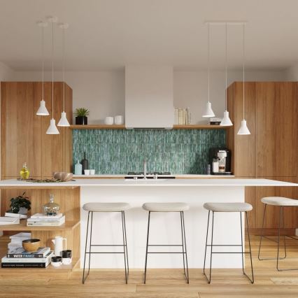 Chandelier on a string TALEJA 1xE27/60W/230V white