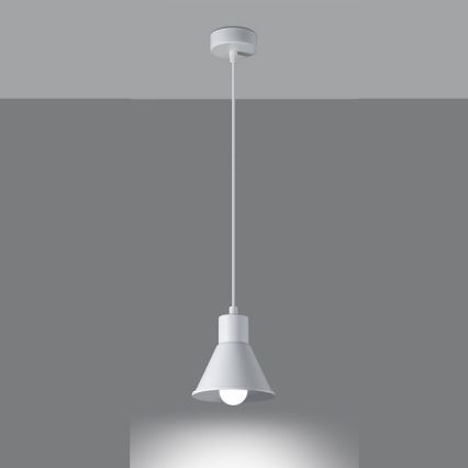 Chandelier on a string TALEJA 1xE27/60W/230V white