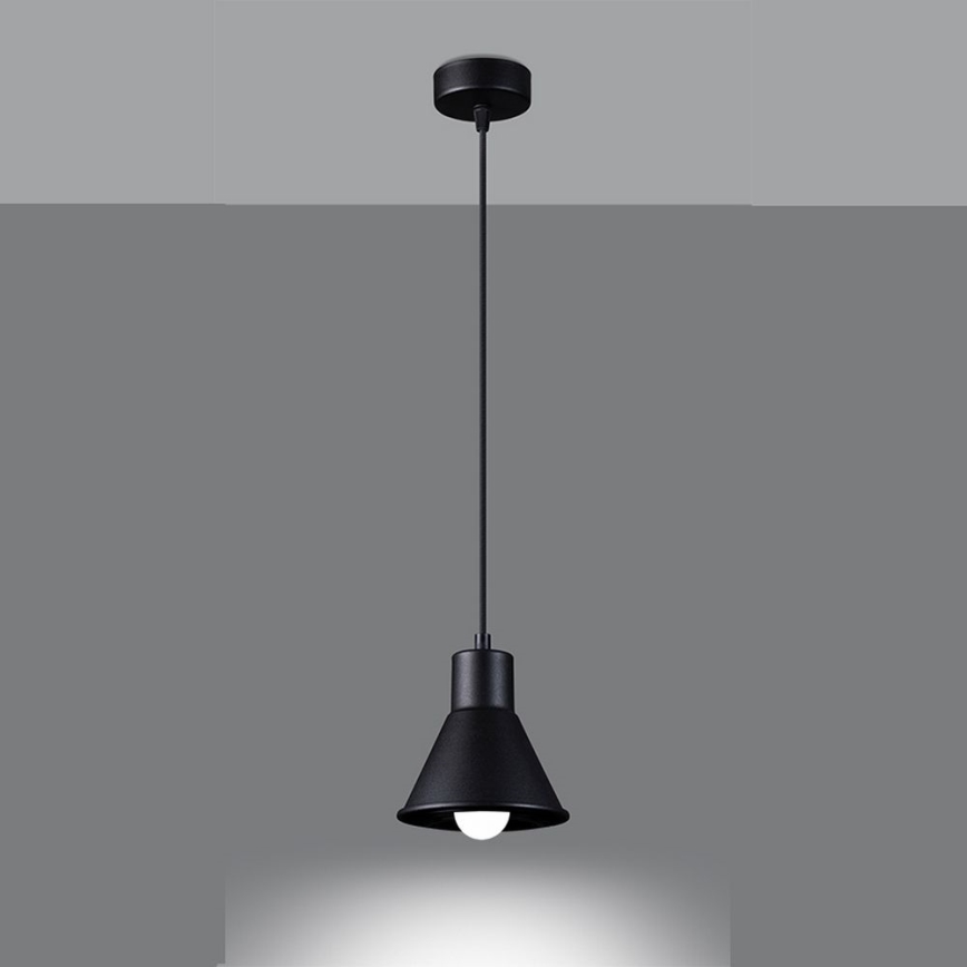 Chandelier on a string TALEJA 1xE27/60W/230V black