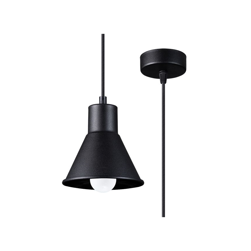 Chandelier on a string TALEJA 1xE27/60W/230V black