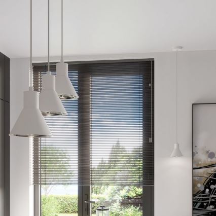 Chandelier on a string TAZILA 1xES111/60W/230V white