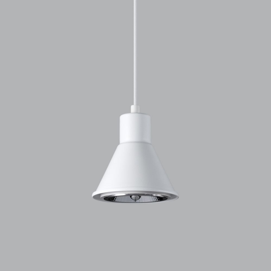 Chandelier on a string TAZILA 1xES111/60W/230V white