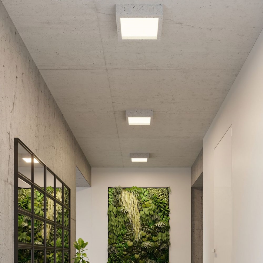 LED Ceiling light RIZA LED/18W/230V concrete