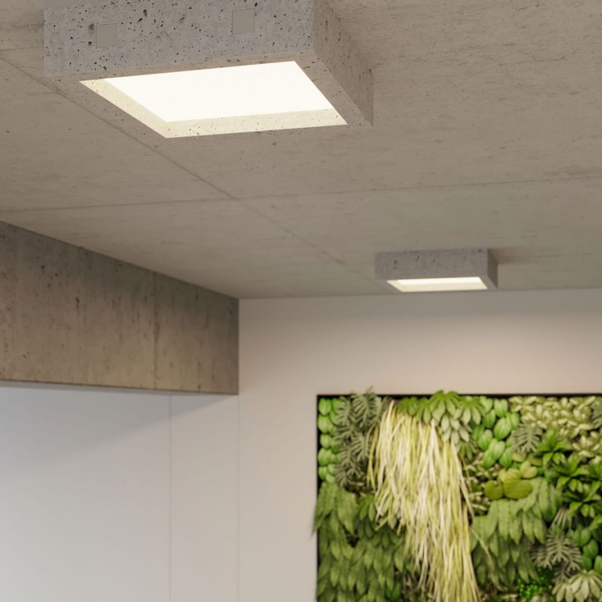 LED Ceiling light RIZA LED/18W/230V concrete