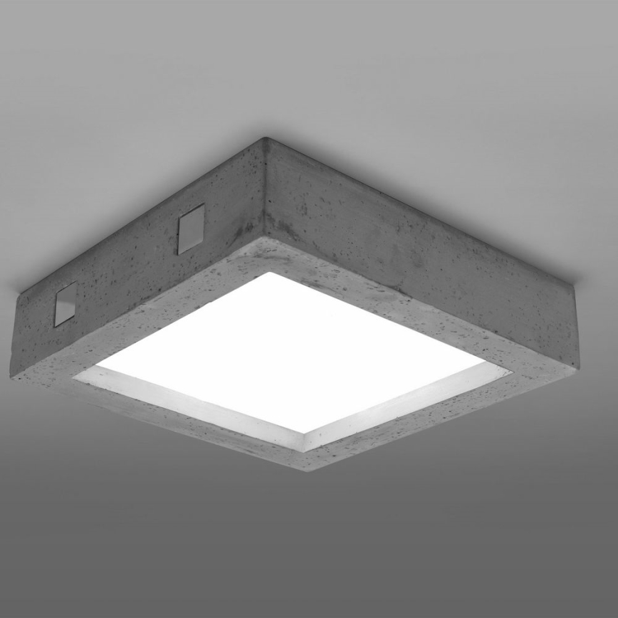 LED Ceiling light RIZA LED/18W/230V concrete