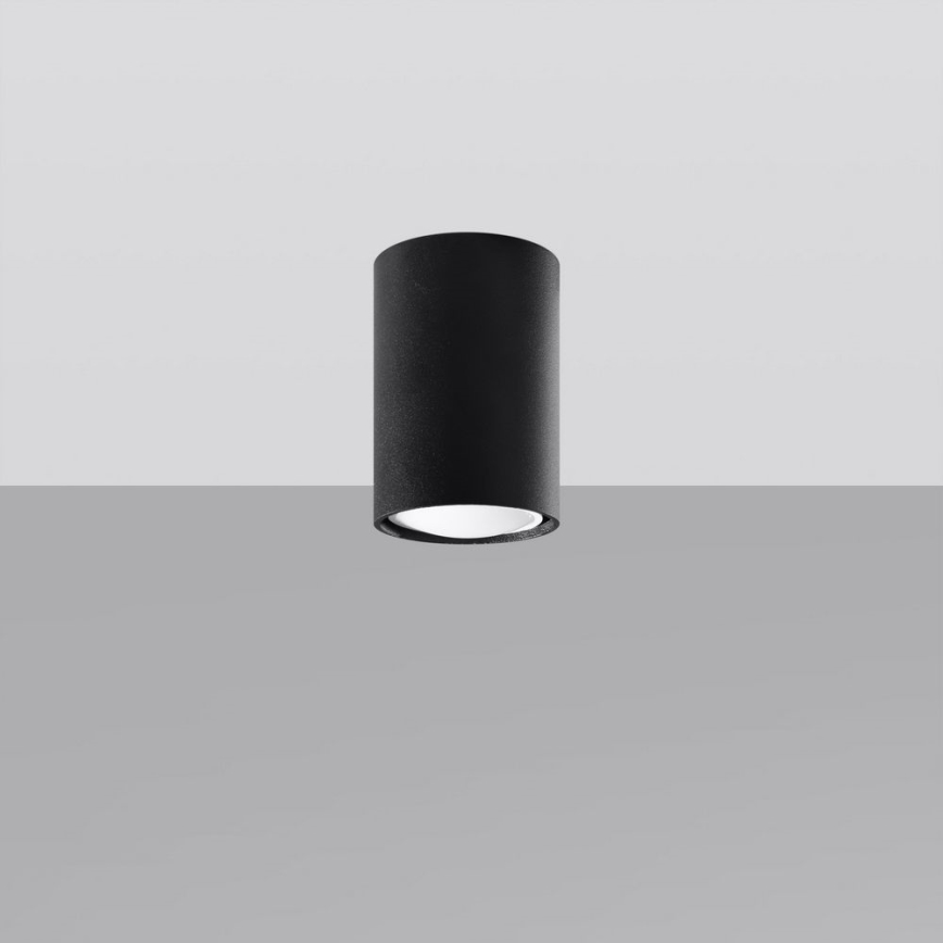 Spotlight LAGOS 1xGU10/10W/230V 10 cm black