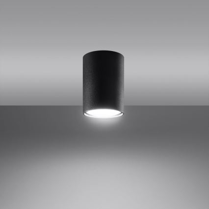 Spotlight LAGOS 1xGU10/10W/230V 10 cm black
