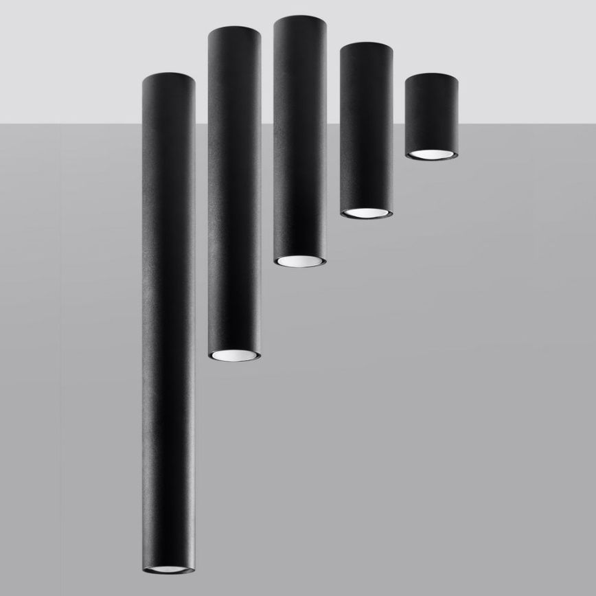 Spotlight LAGOS 1xGU10/10W/230V 10 cm black