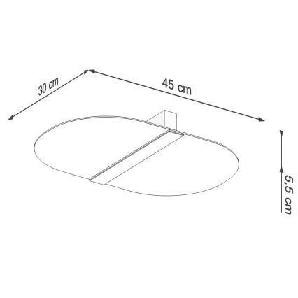 Ceiling light SALIA 2xG9/40W/230V