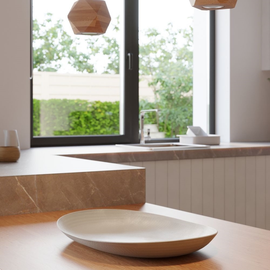 Ceiling light WOODY 1xGU10/40W/230V oak