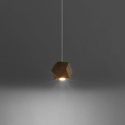 Chandelier on a string WOODY 1xGU10/40W/230V oak
