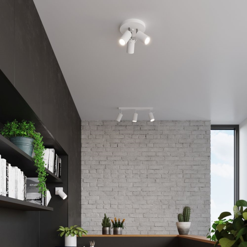 Spotlight RING 3xGU10/10W/230V white