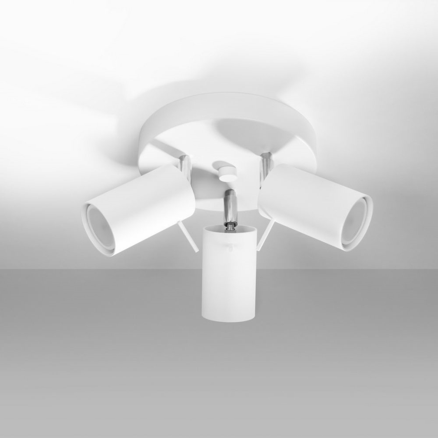 Spotlight RING 3xGU10/10W/230V white