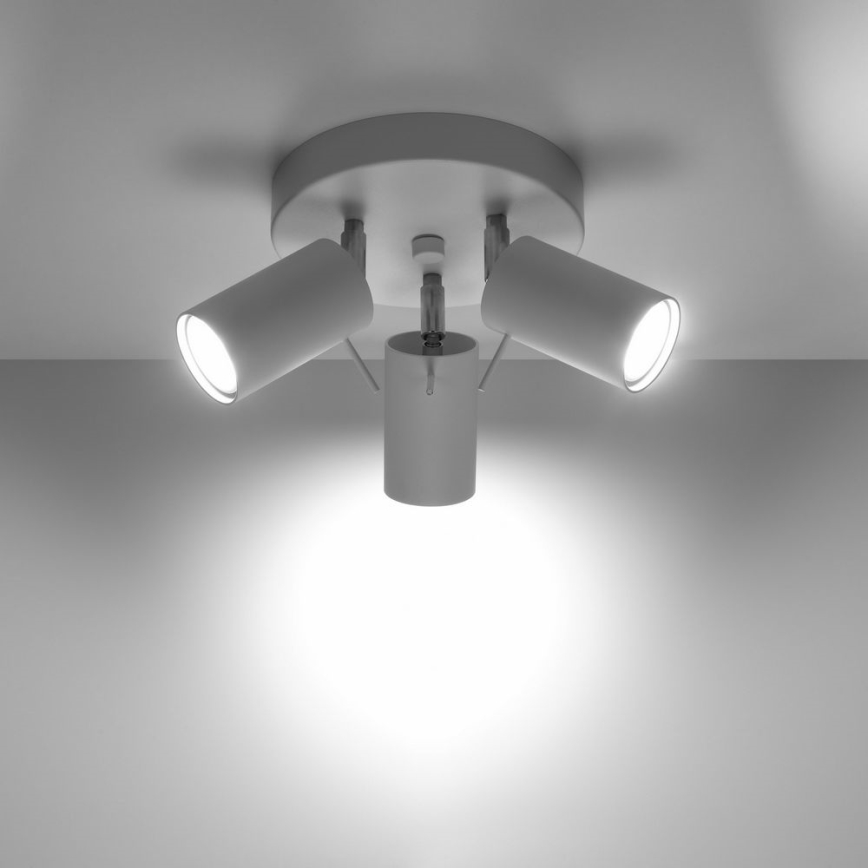 Spotlight RING 3xGU10/10W/230V white