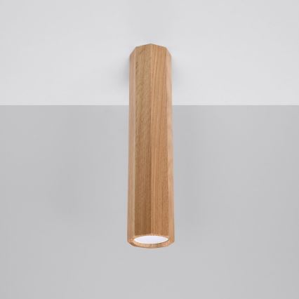 Spotlight ZEKE 1xGU10/40W/230V 30 cm oak