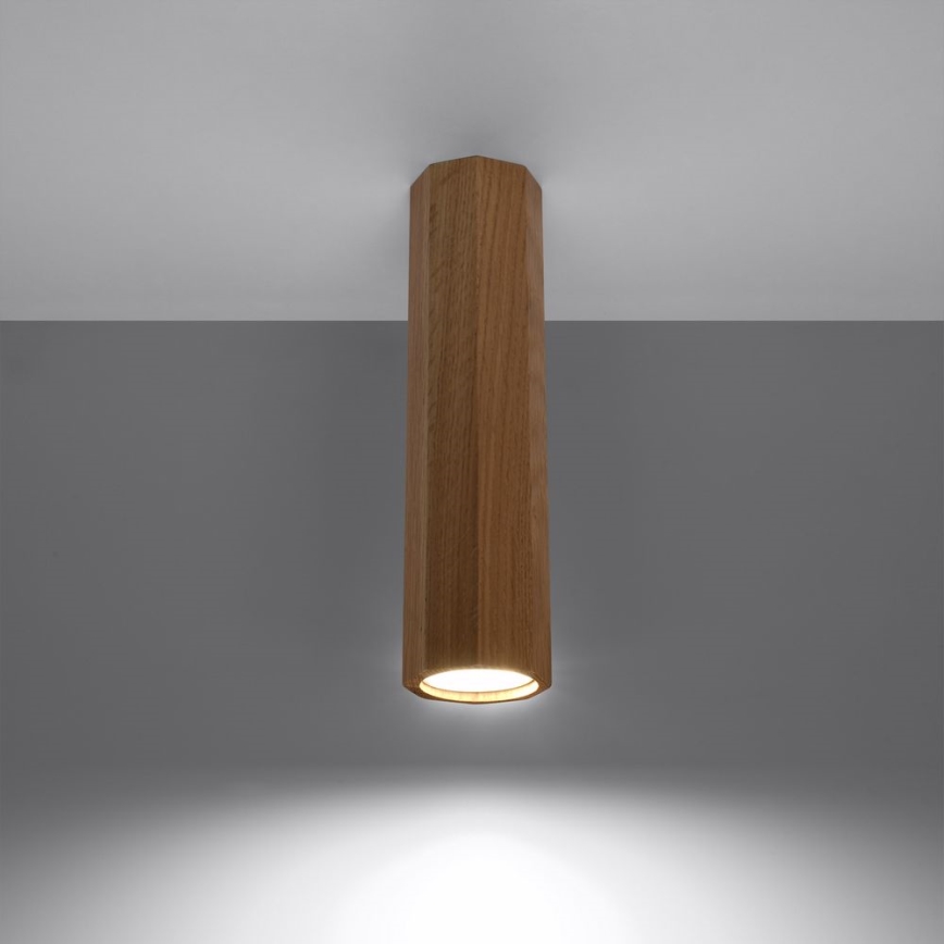 Spotlight ZEKE 1xGU10/40W/230V 30 cm oak