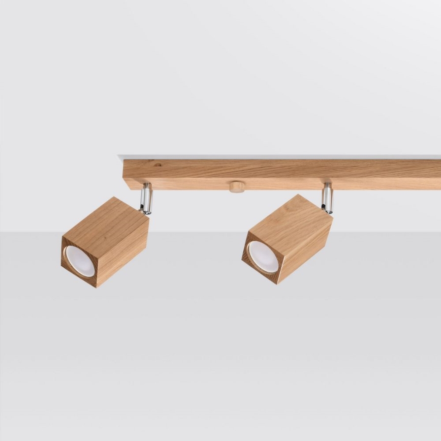 Spotlight KEKE 4xGU10/40W/230V oak