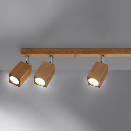 Spotlight KEKE 6xGU10/40W/230V oak