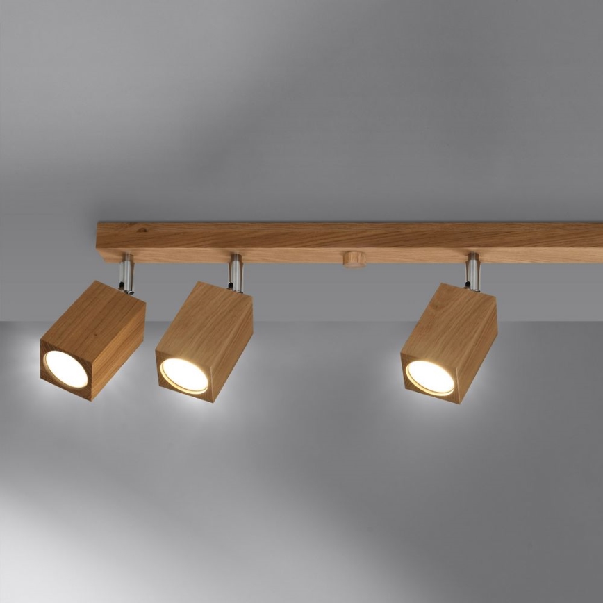 Spotlight KEKE 6xGU10/40W/230V oak