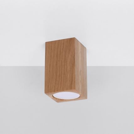 Spotlight KEKE 1xGU10/40W/230V 10 cm oak
