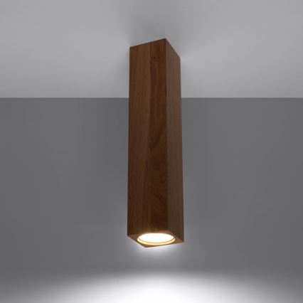 Spotlight KEKE 1xGU10/40W/230V 30 cm oak