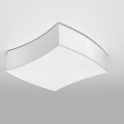 Ceiling light SQUARE 2xE27/60W/230V white