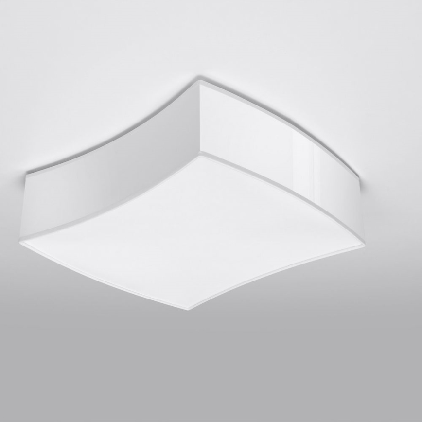 Ceiling light SQUARE 2xE27/60W/230V white