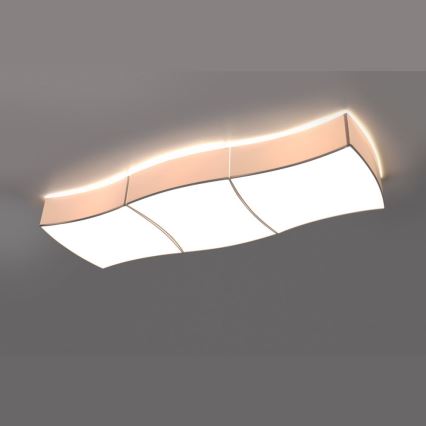 Ceiling light SQUARE 6xE27/60W/230V white