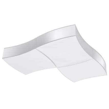 Ceiling light SQUARE 6xE27/60W/230V white