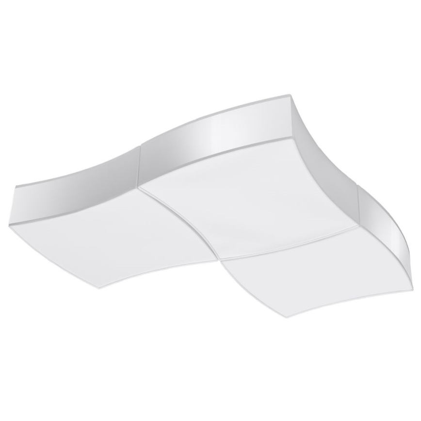 Ceiling light SQUARE 6xE27/60W/230V white