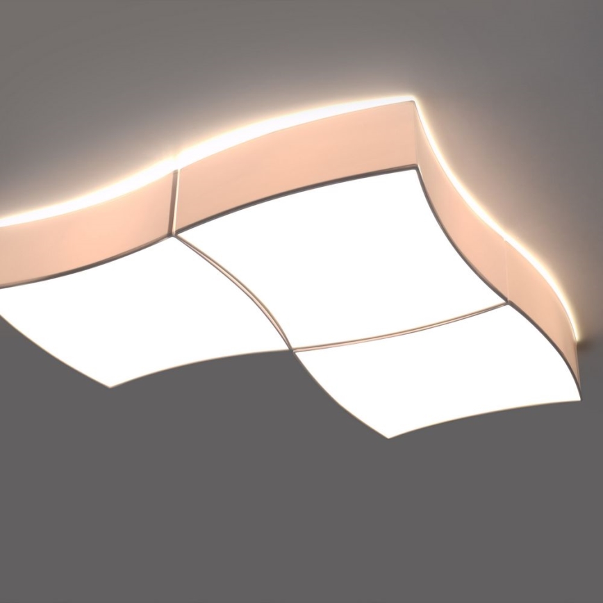 Ceiling light SQUARE 6xE27/60W/230V white