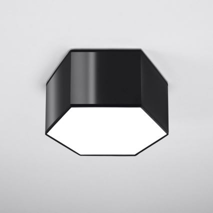 Ceiling light SUNDE 2xE27/60W/230V 15,5 cm black