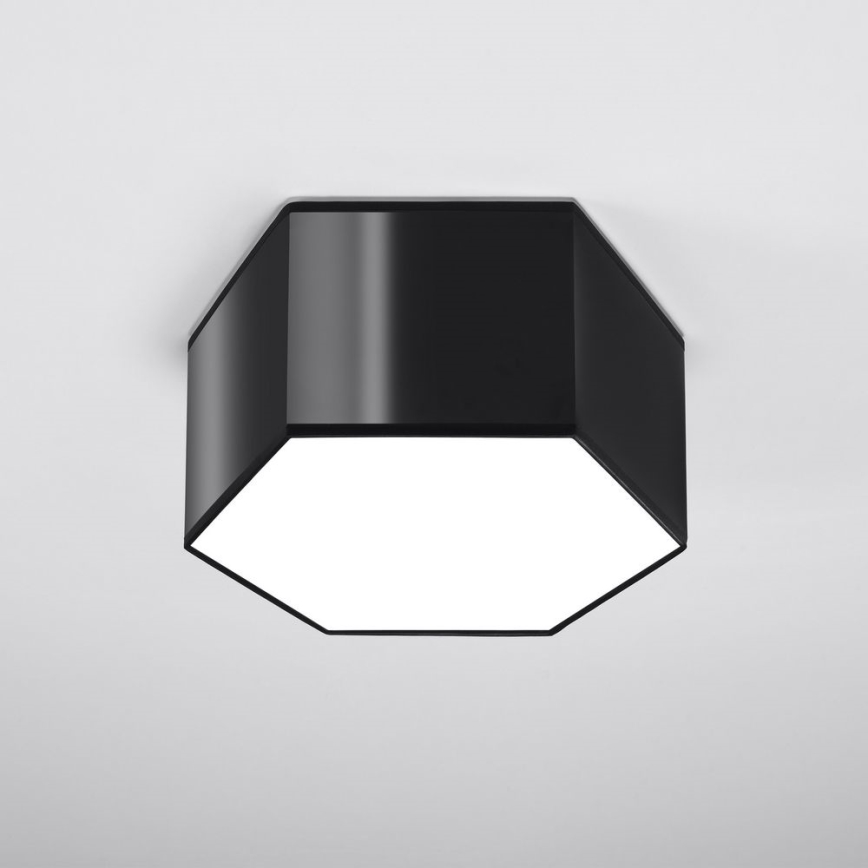 Ceiling light SUNDE 2xE27/60W/230V 15,5 cm black