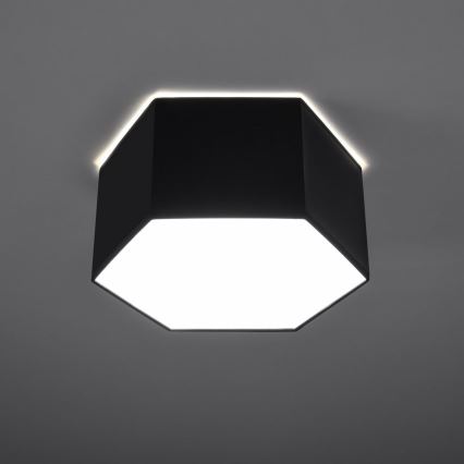 Ceiling light SUNDE 2xE27/60W/230V 15,5 cm black